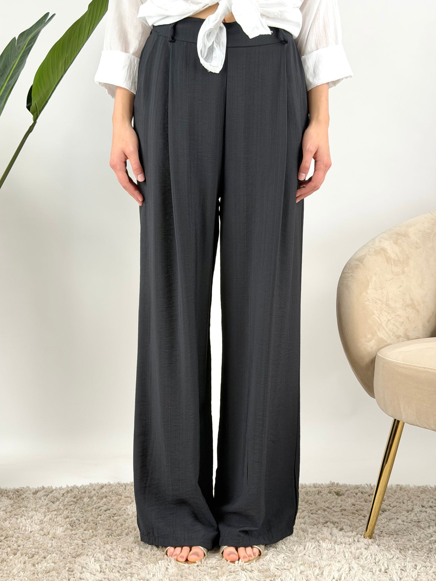 DEVA - PANTALONE PALAZZO LIGHT