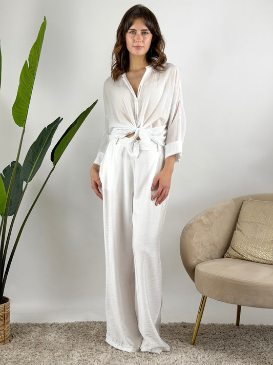 DEVA - PANTALONE PALAZZO LIGHT