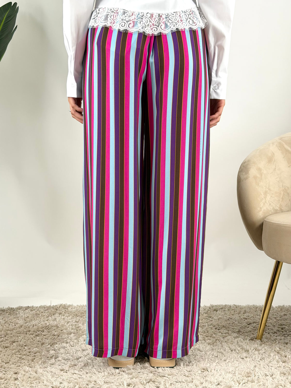 HAVEONE - PANTALONE NOMAD RIGHE