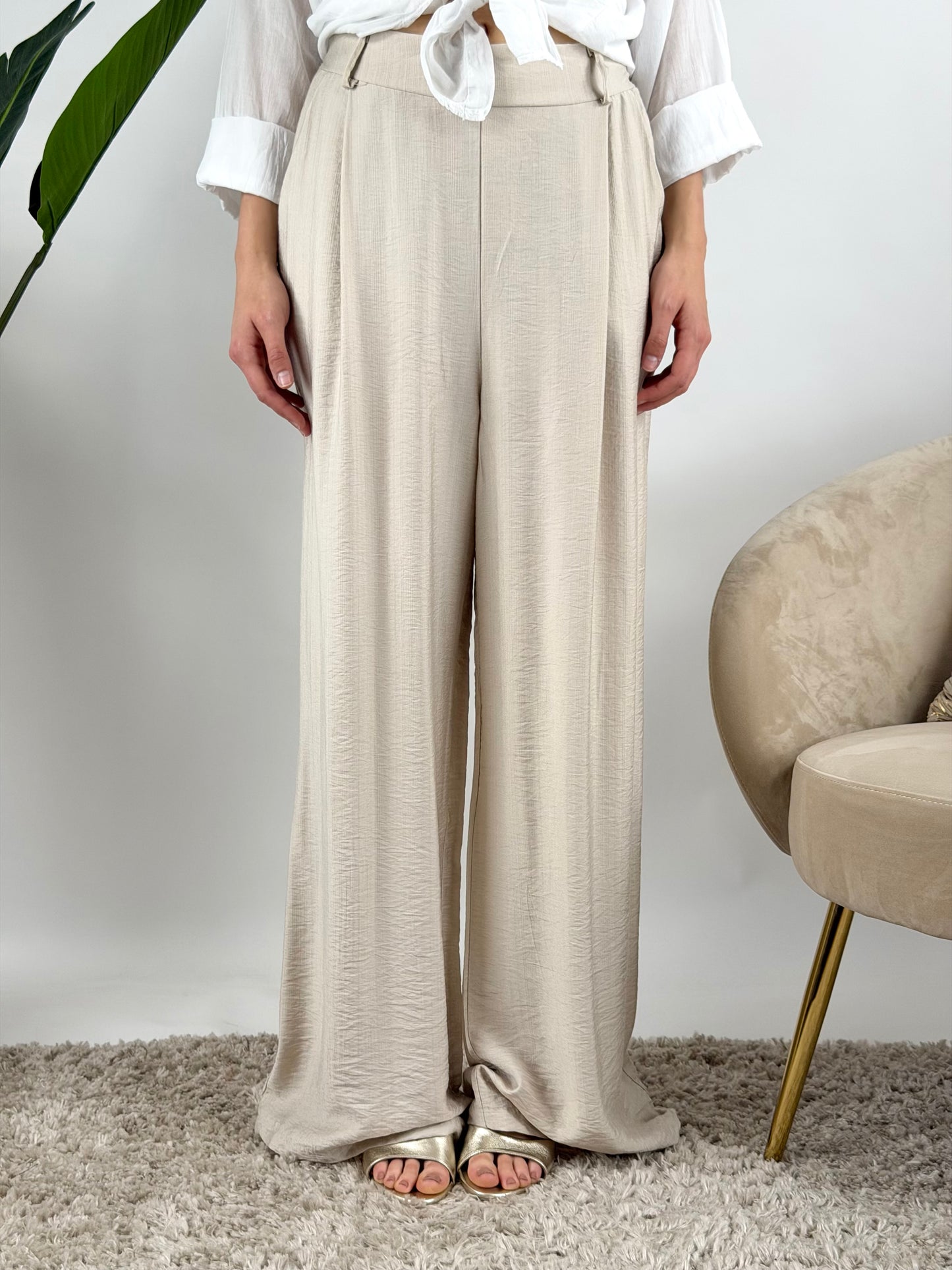 DEVA - PANTALONE PALAZZO LIGHT