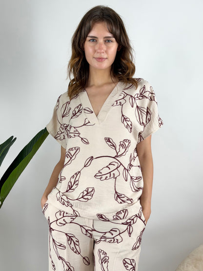 DEVA - BLUSA RICAMI
