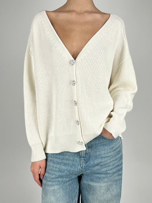 SUSY MIX - CARDIGAN BOTTONI PERLE