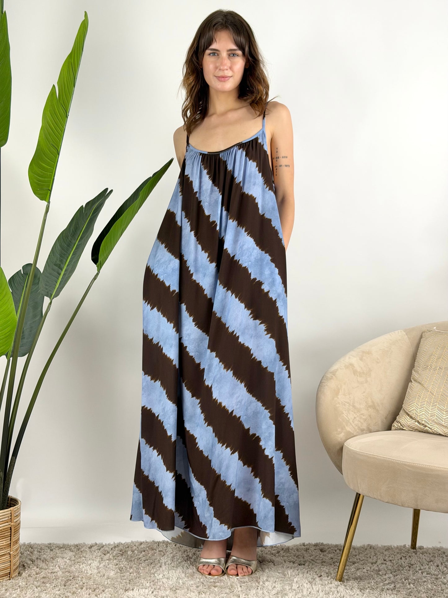 DEVA - ABITO LUNGO TIE DYE