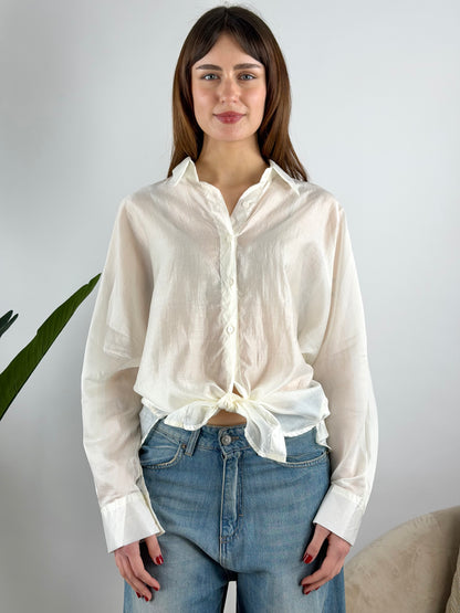 DEVA COUTURE PARIS - CAMICIA STONDATA