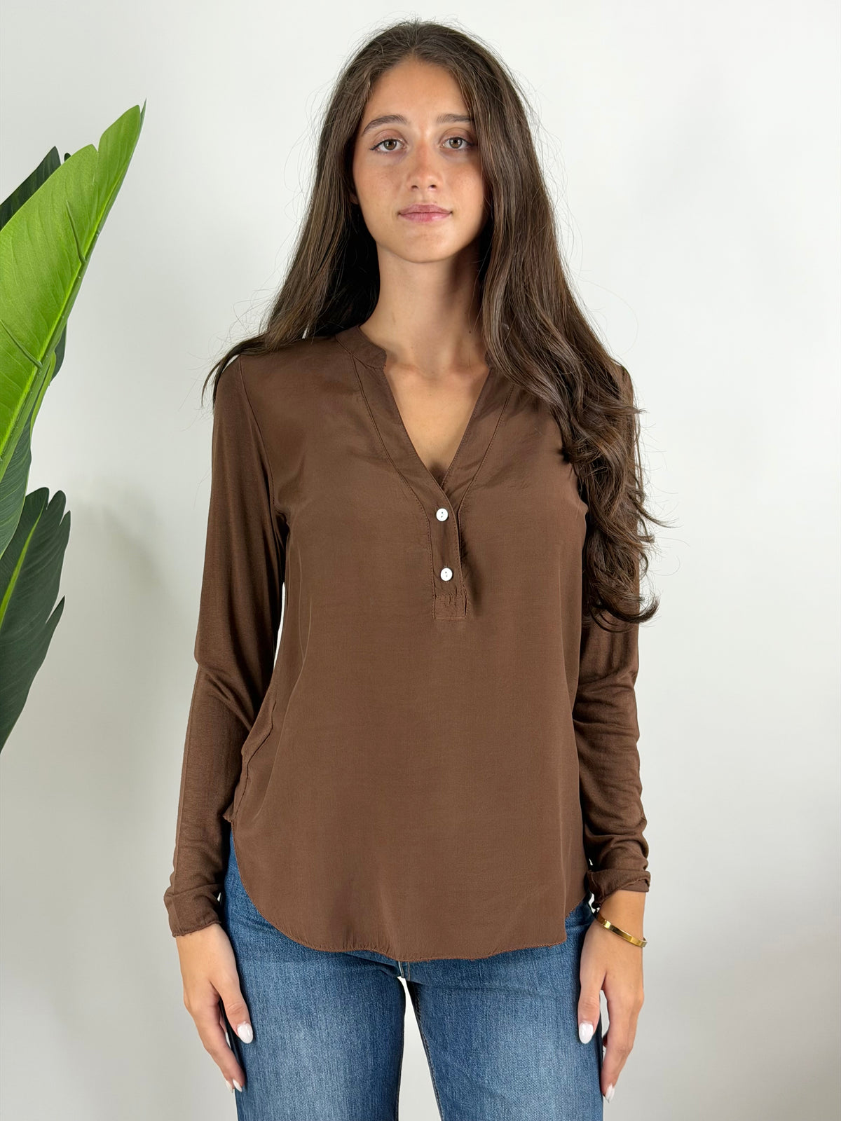 DEVA - BLUSA SERAFINO MANICA LUNGA