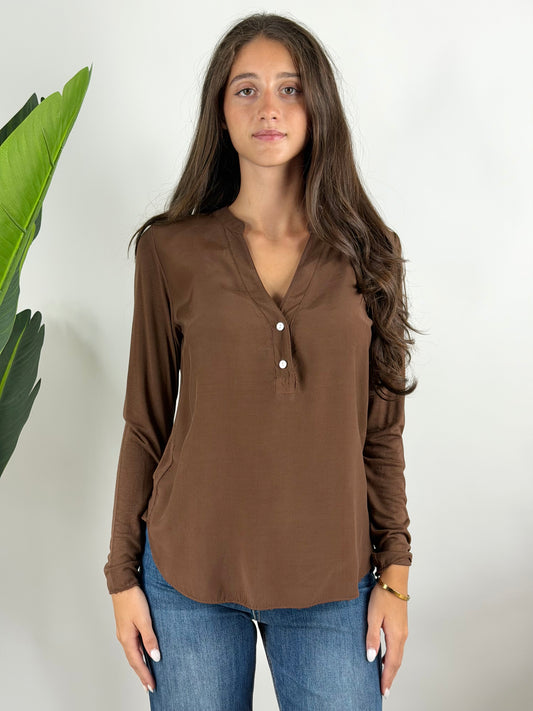 DEVA - BLUSA SERAFINO MANICA LUNGA