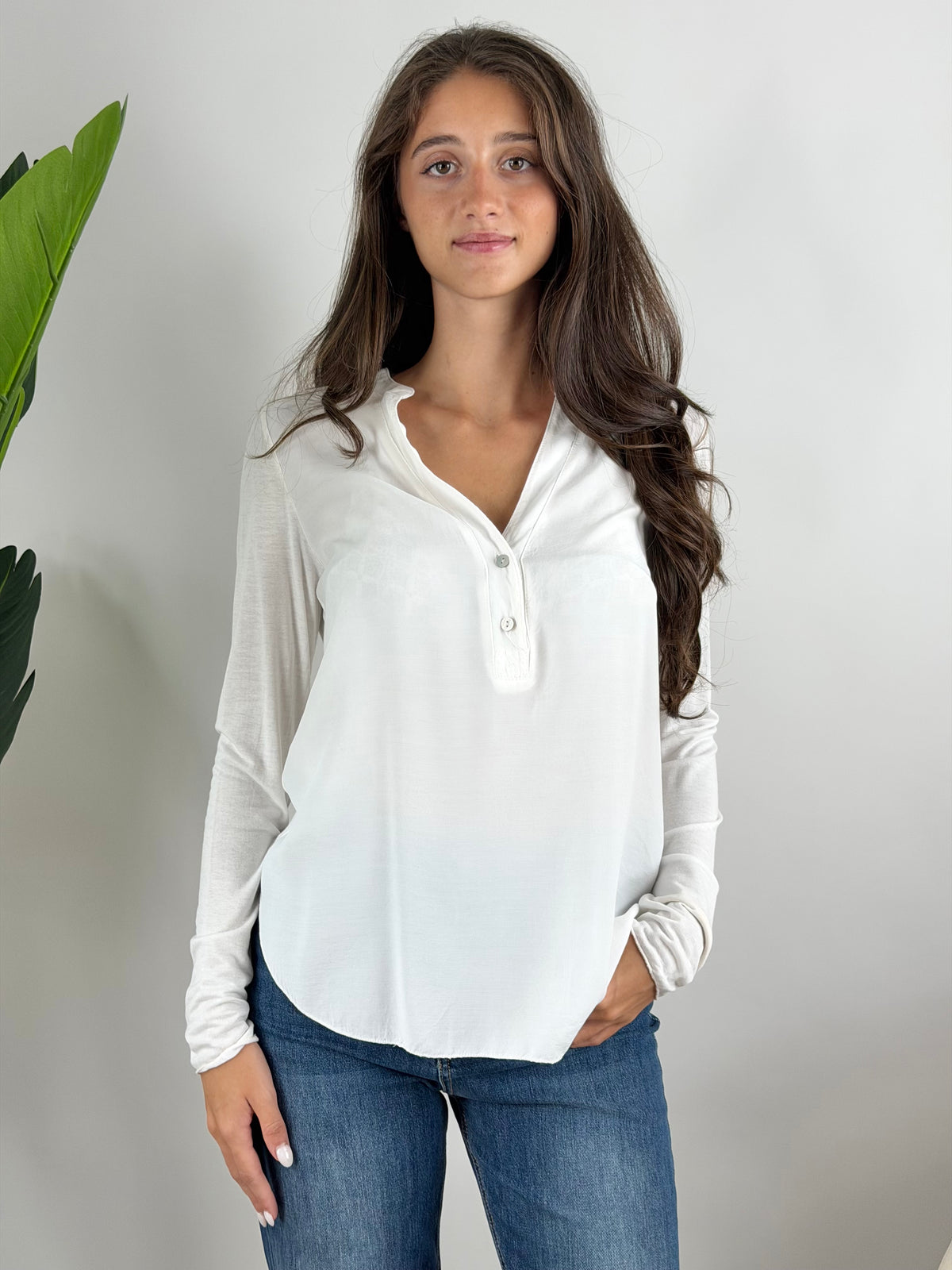 DEVA - BLUSA SERAFINO MANICA LUNGA