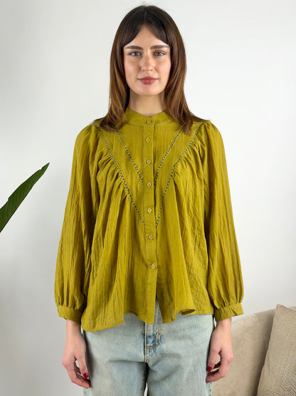 DEVA COUTURE PARIS - CAMICIA MUSSOLA COREANA