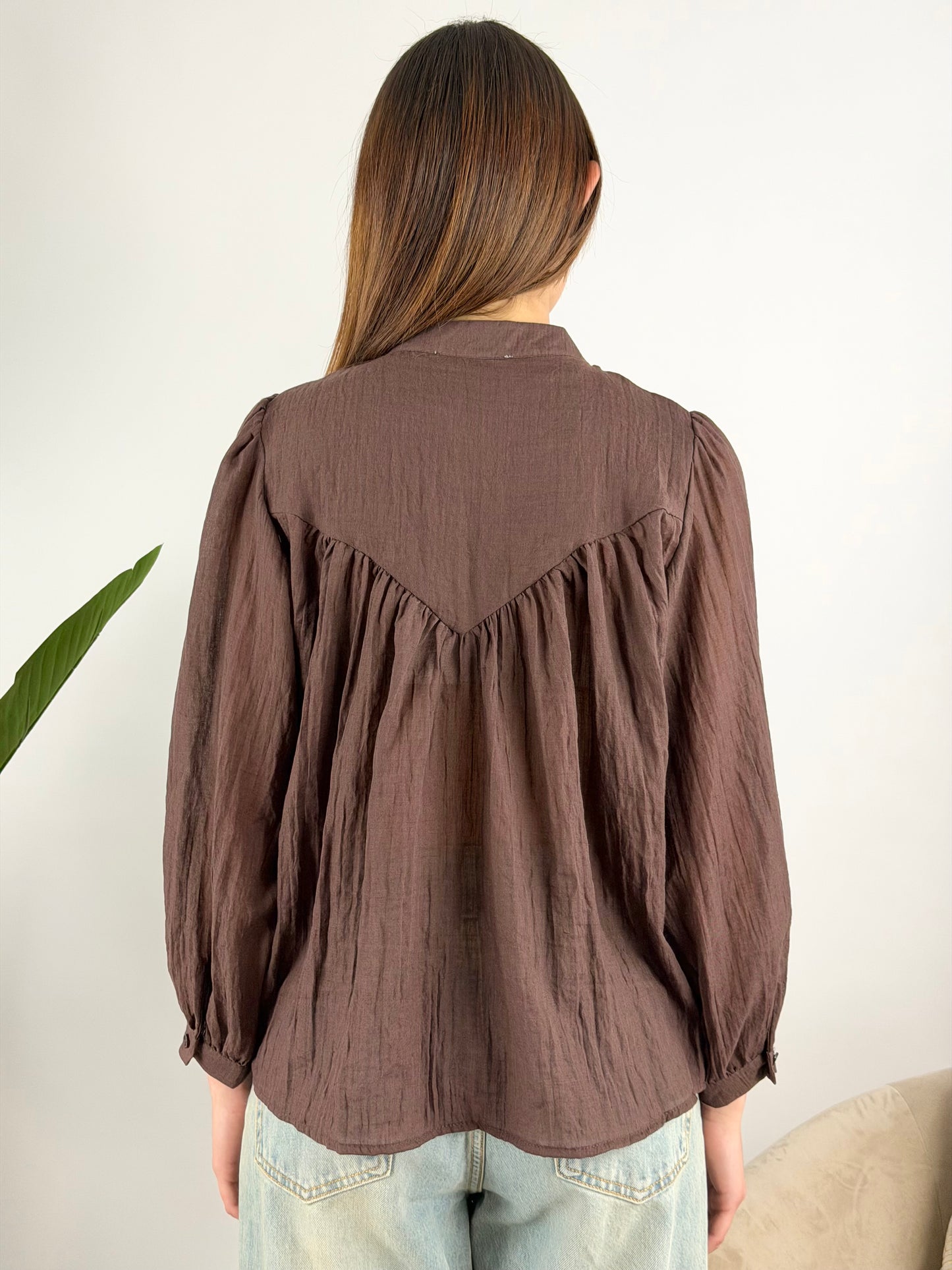 DEVA COUTURE PARIS - CAMICIA MUSSOLA COREANA