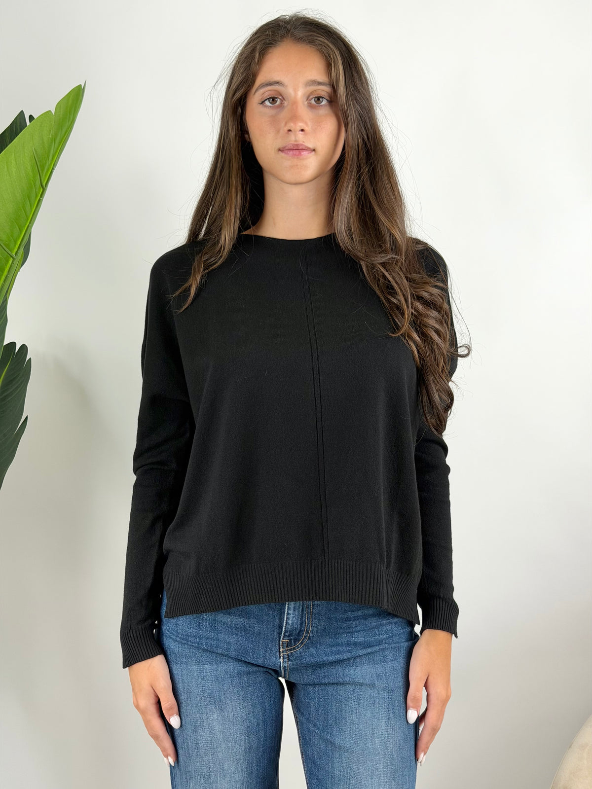 TENSIONE IN - MAGLIA GIROCOLLO SPACCHI