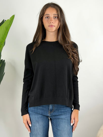 TENSIONE IN - MAGLIA GIROCOLLO SPACCHI