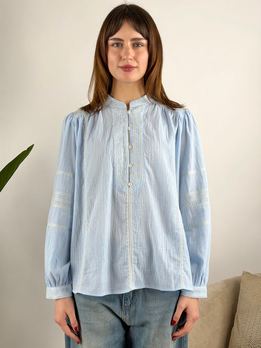 DEVA COUTURE PARIS - BLUSA RICAMATA