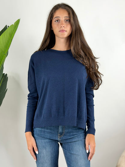 TENSIONE IN - MAGLIA GIROCOLLO SPACCHI