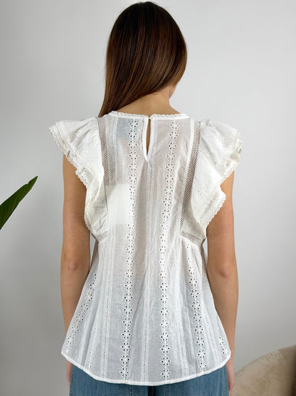 DEVA COUTURE PARIS - CANOTTA VOLANT