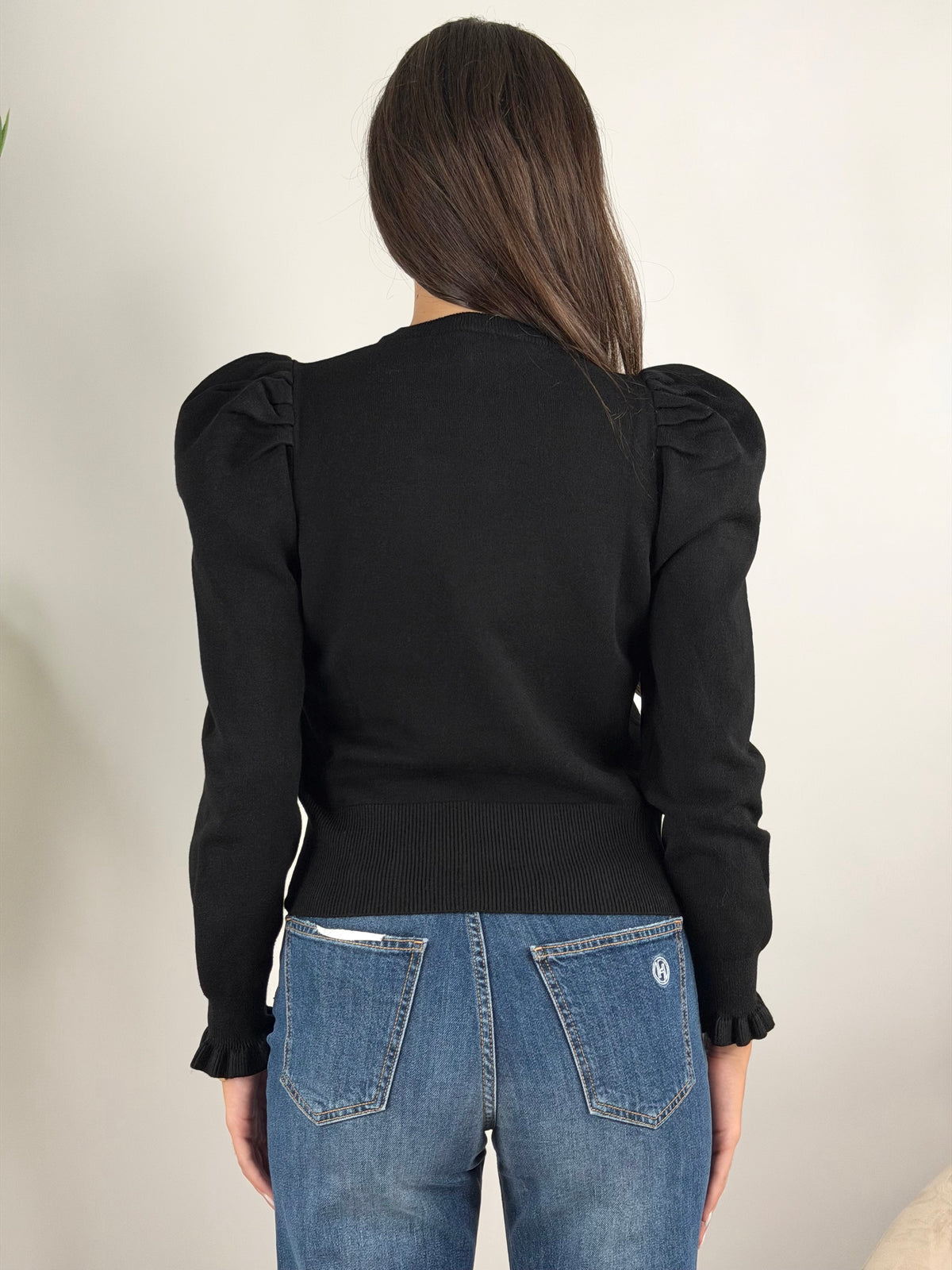 HAVEONE - MAGLIA GIROCOLLO SBUFFO