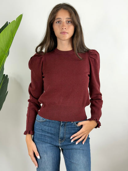HAVEONE - MAGLIA GIROCOLLO SBUFFO