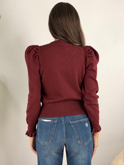HAVEONE - MAGLIA GIROCOLLO SBUFFO