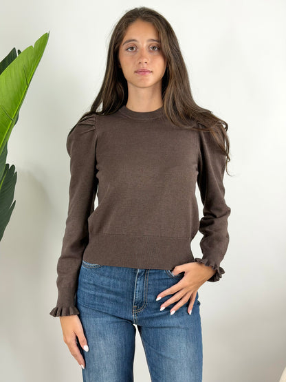 HAVEONE - MAGLIA GIROCOLLO SBUFFO