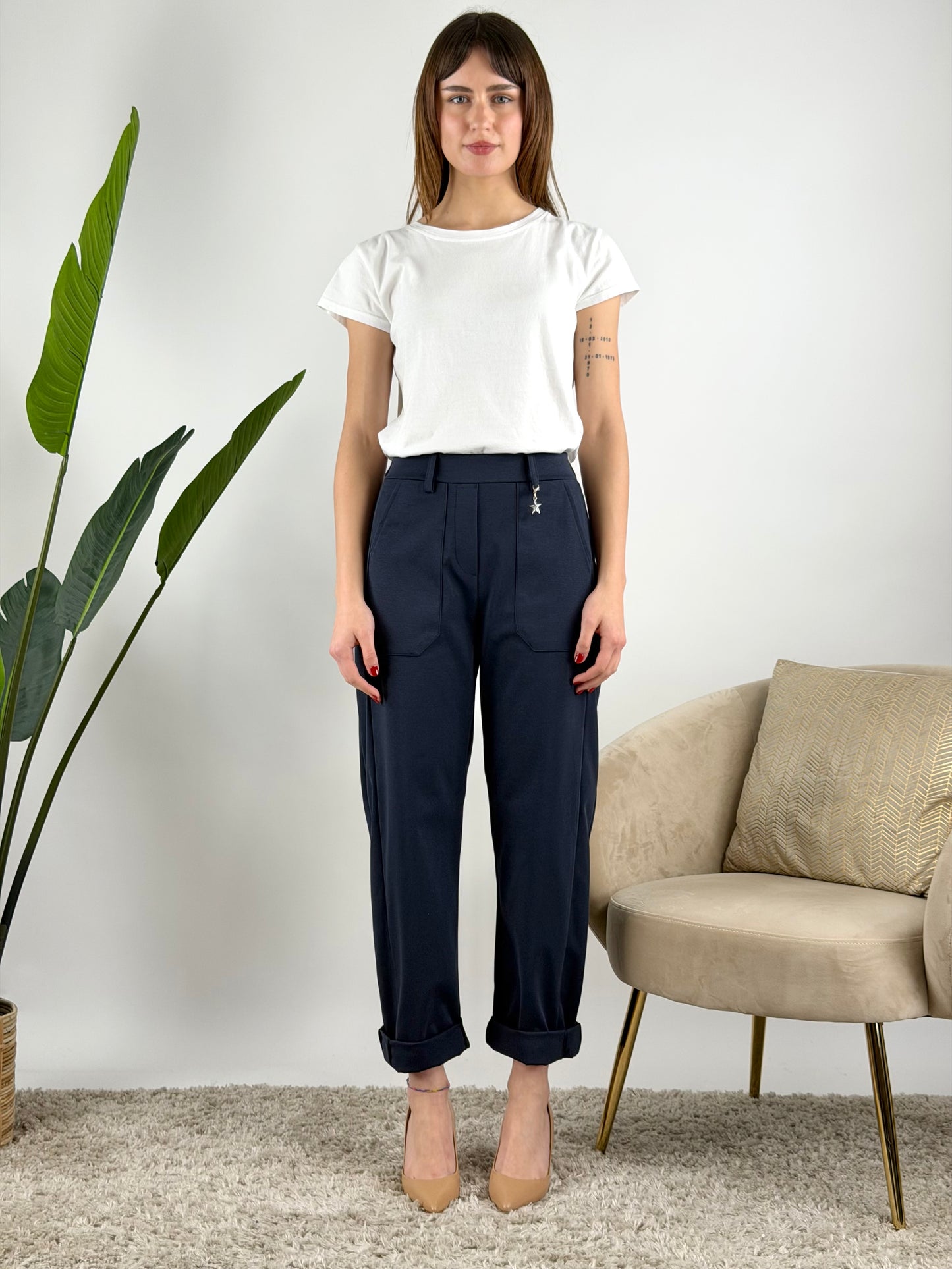 SUSY MIX - PANTALONE PUNTO MILANO STELLINA