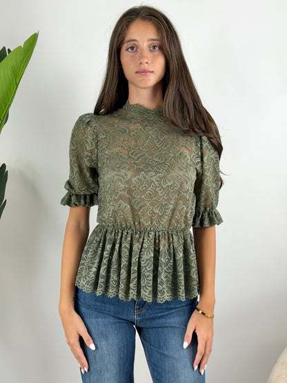 HAVEONE - MAGLIA PIZZO SBUFFO
