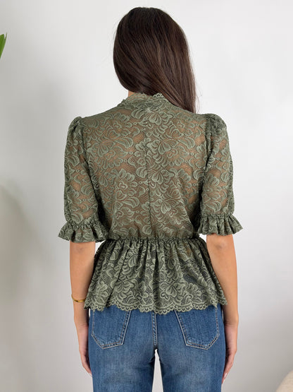 HAVEONE - MAGLIA PIZZO SBUFFO