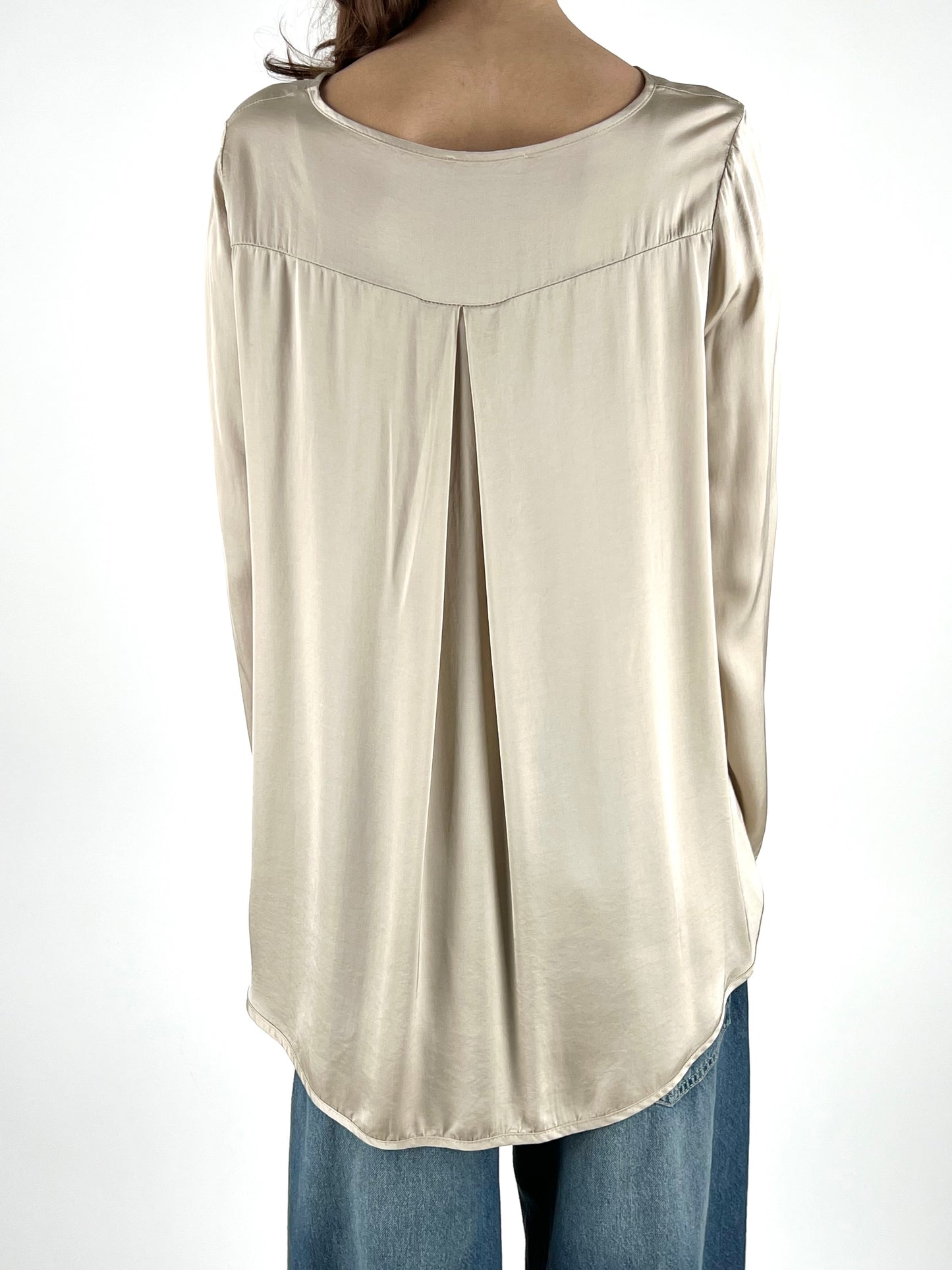 DEVA - BLUSA SATIN TASCHINO