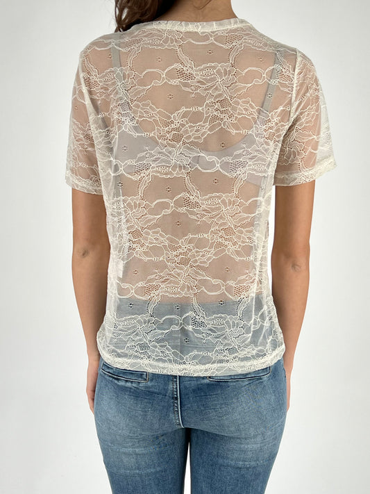 DEVA - T-SHIRT PIZZO