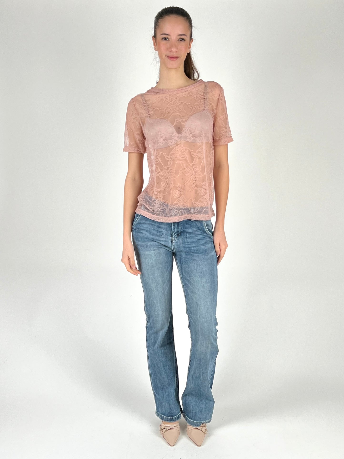 DEVA - T-SHIRT PIZZO