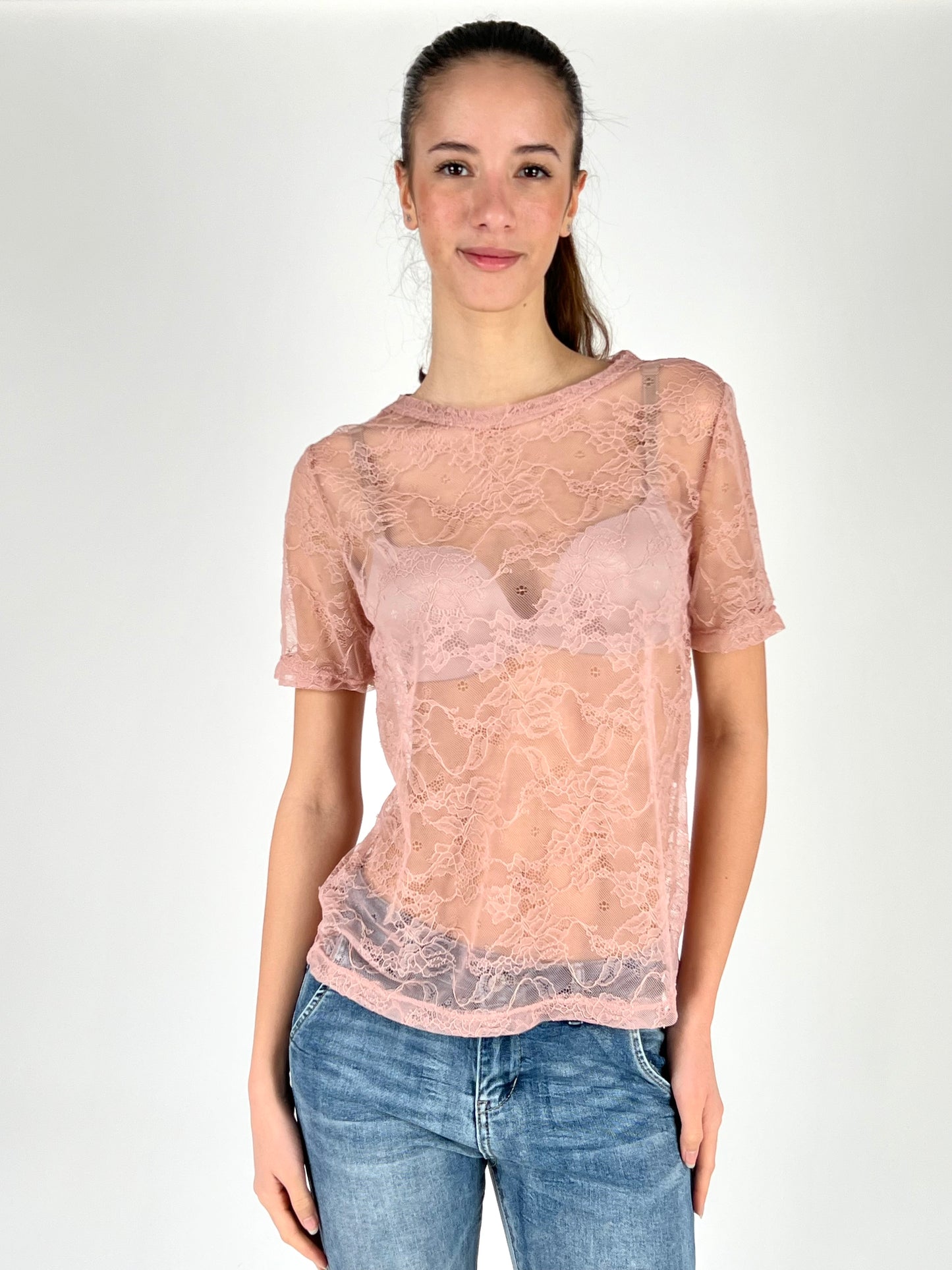 DEVA - T-SHIRT PIZZO