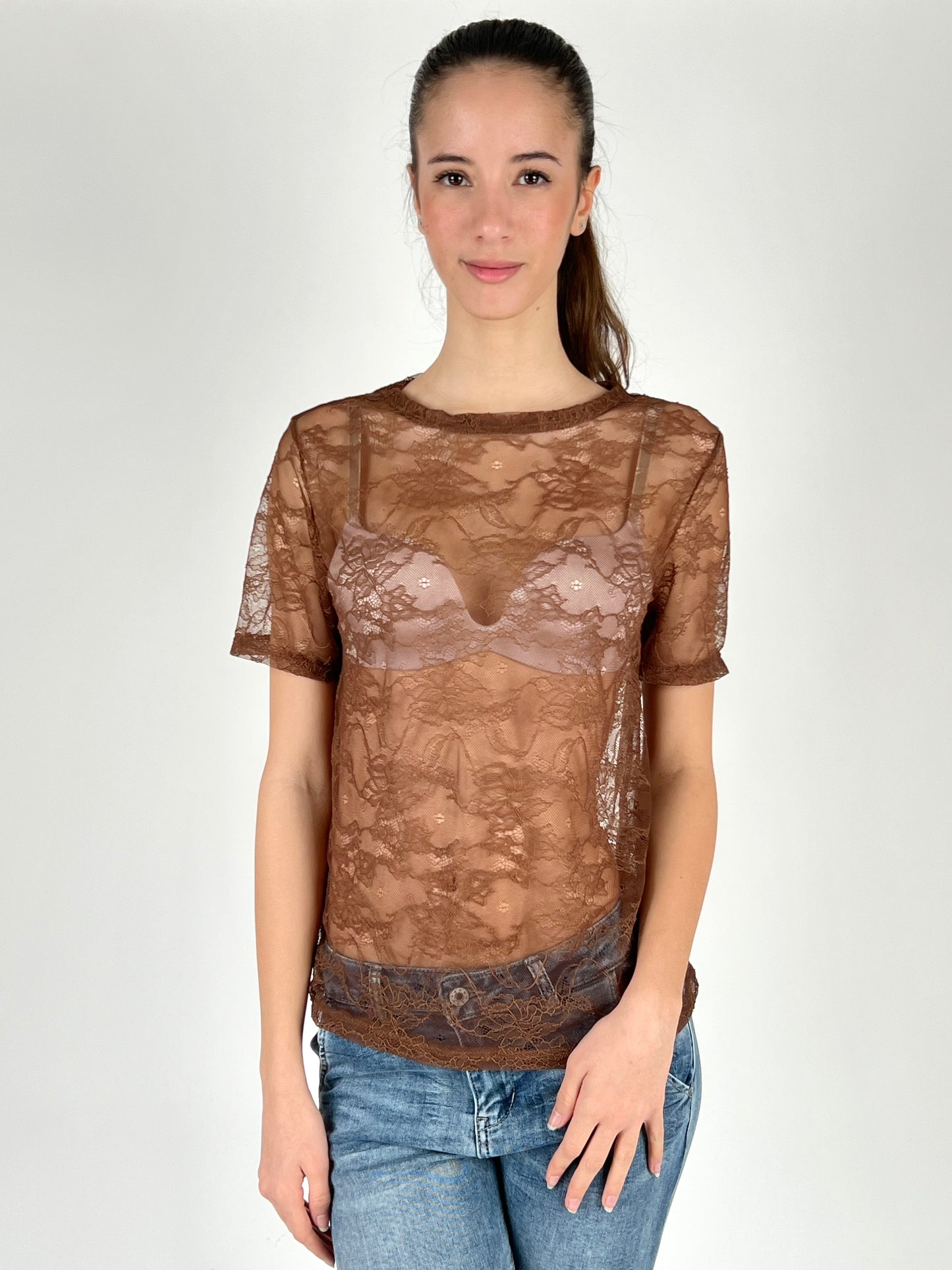 DEVA - T-SHIRT PIZZO