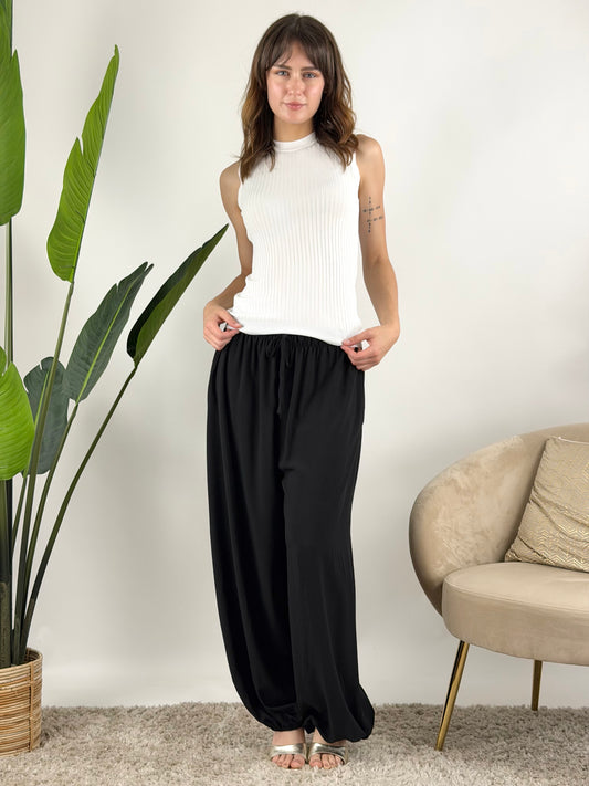 DEVA - PANTALONE ELASTICO CAVIGLIA
