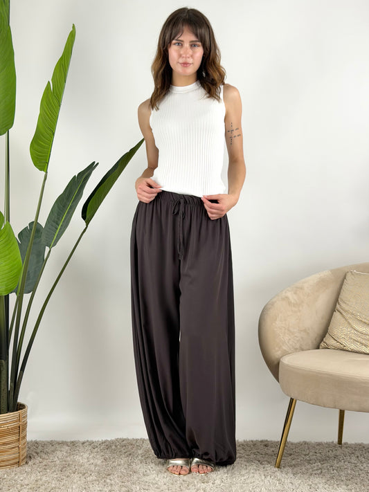 DEVA - PANTALONE ELASTICO CAVIGLIA