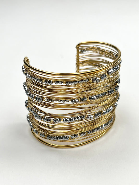 DEVA - BRACCIALE GLADIATRIX PERLINE