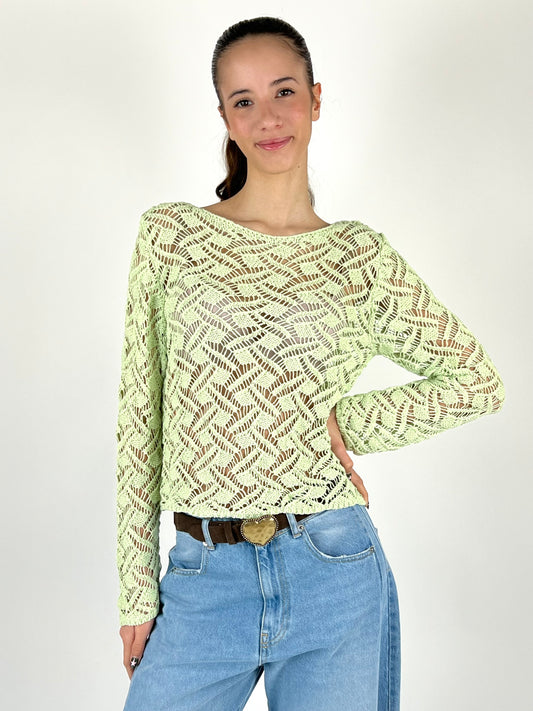 SUSY MIX - MAGLIA BARCA TRAFORATA