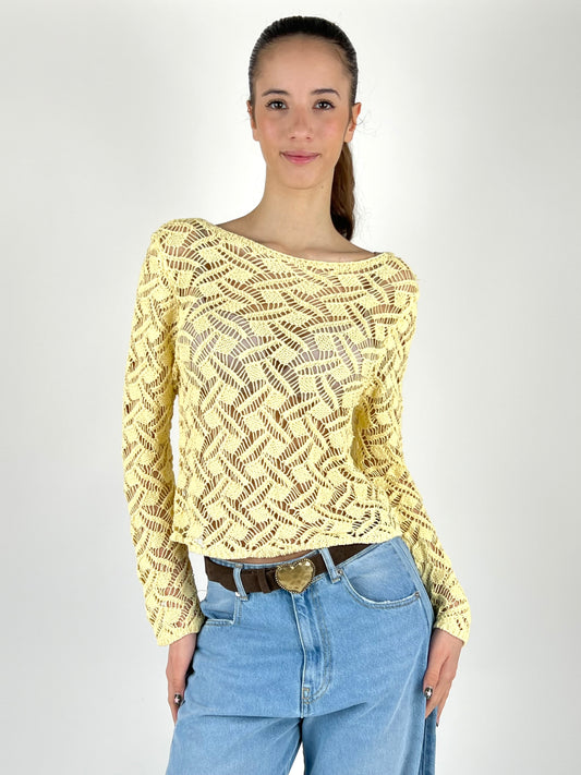 SUSY MIX - MAGLIA BARCA TRAFORATA