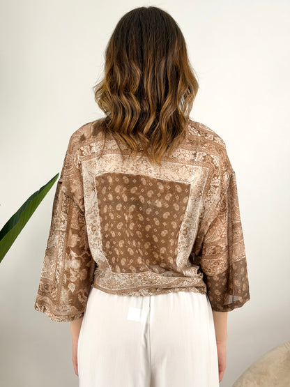 DEVA - CAMICIA MUSSOLA CON STAMPA