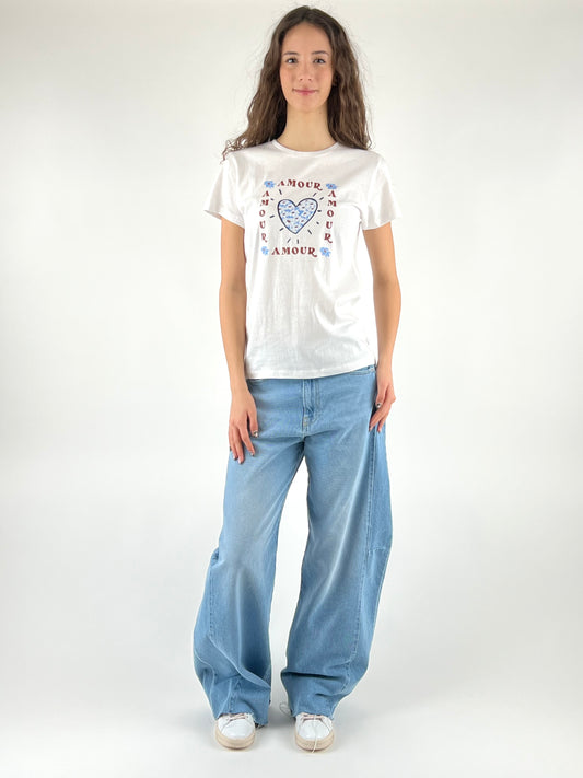 SUSY MIX - T-SHIRT CUORE MARGHERITA