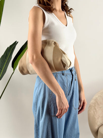 DEVA - BORSA CLUTCH RIGHE