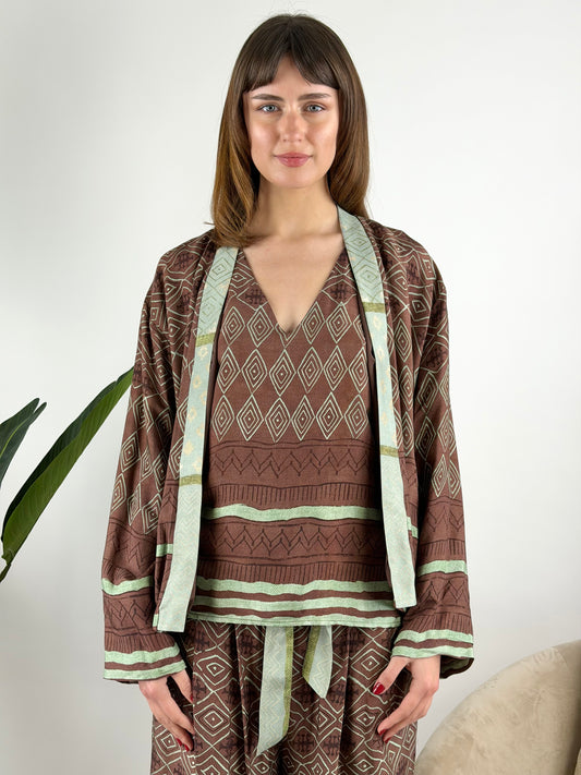 WU'SIDE - BOMBER KIMONO CORTO