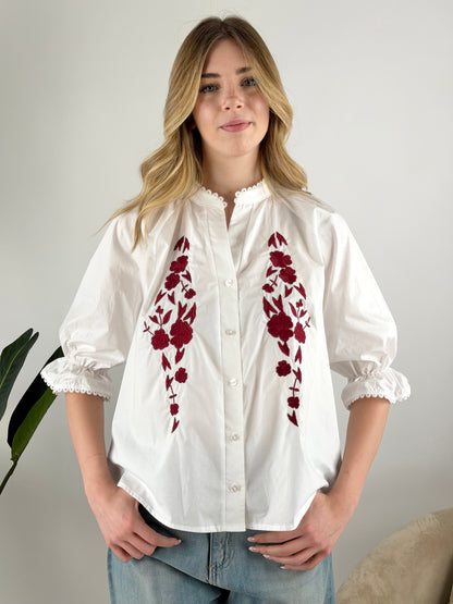 TENSIONE IN - CAMICIA RICAMI