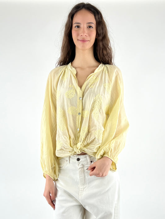 MOTEL - CAMICIA SETA RICAMI