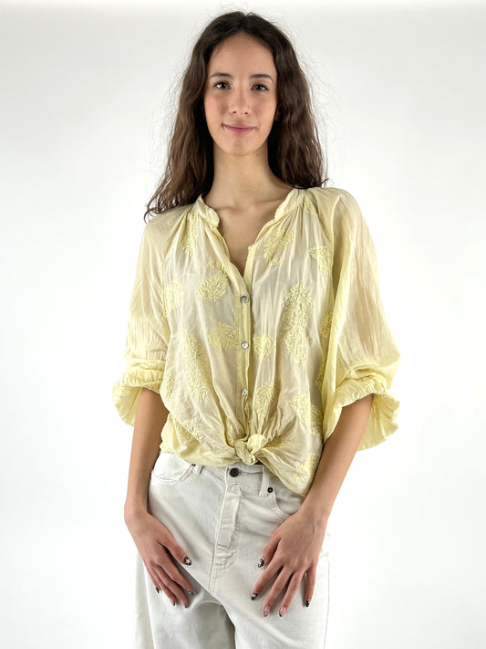 MOTEL - CAMICIA SETA RICAMI