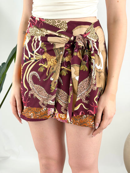 TENSIONE IN - MINIGONNA FOULARD JUNGLE