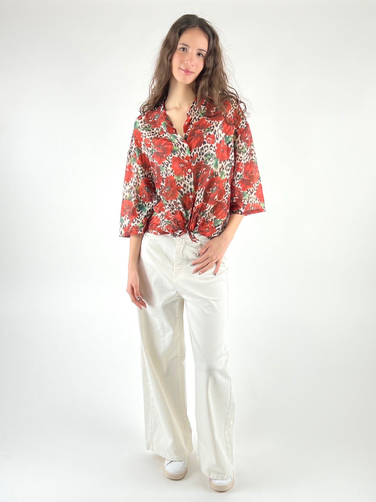 DEVA - CAMICIA PAPAVERI