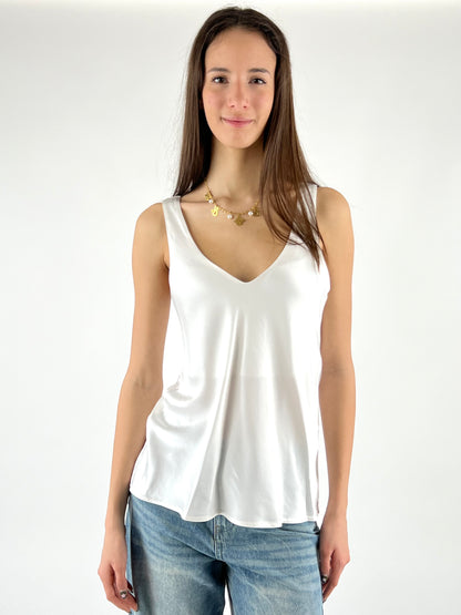 DEVA - TOP IN SATIN