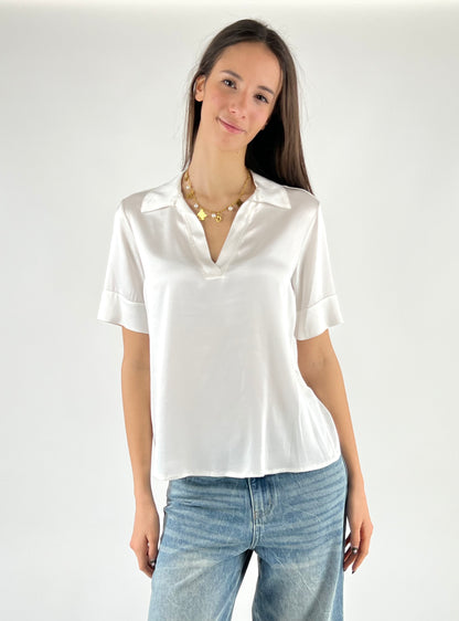 DEVA - POLO IN SATIN M/M