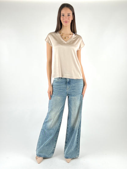 DEVA - BLUSA SCOLLO V M/M