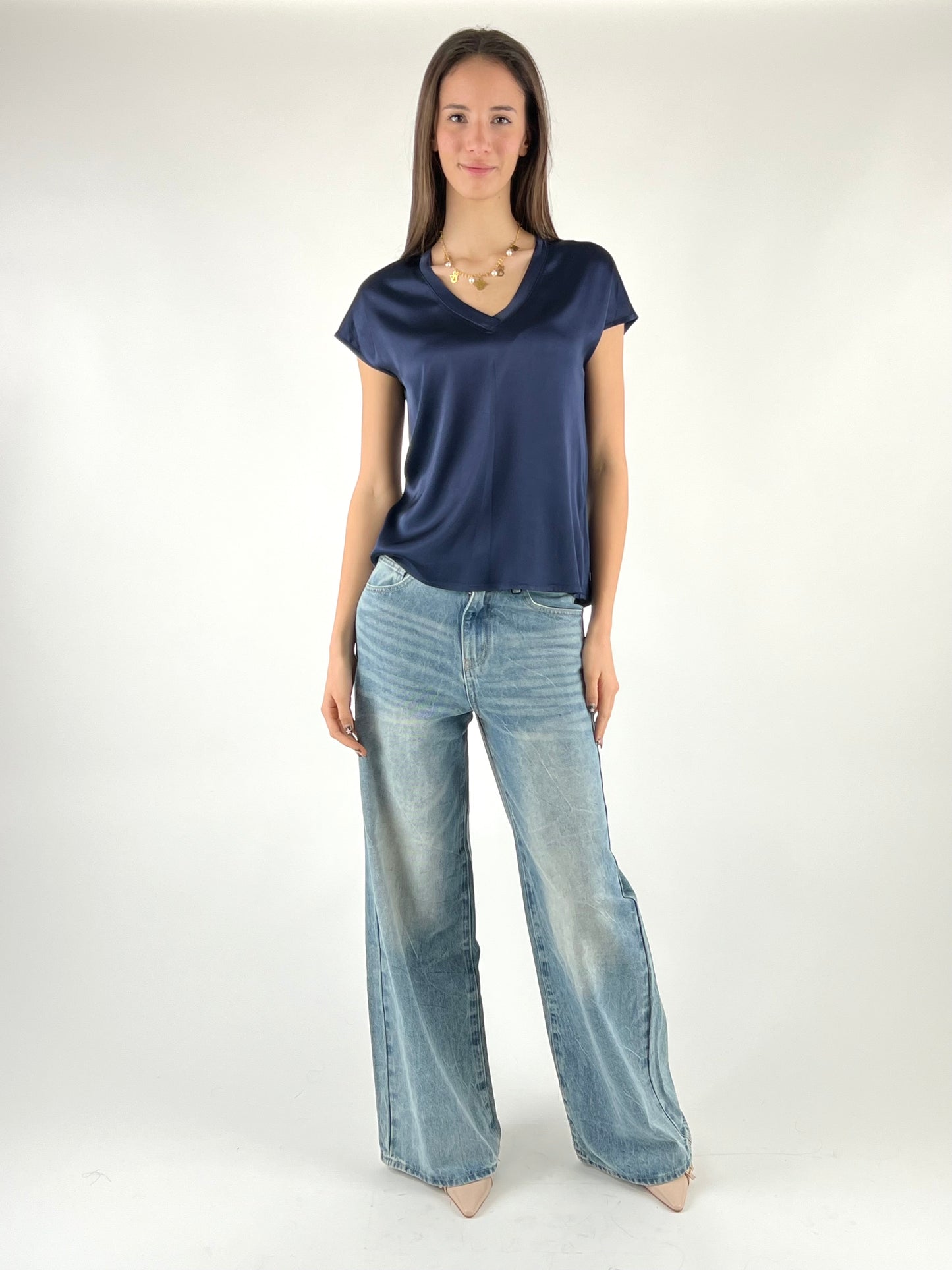 DEVA - BLUSA SCOLLO V M/M