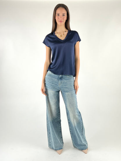 DEVA - BLUSA SCOLLO V M/M