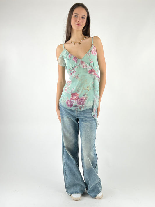 SUSY MIX - TOP ROUCHES FLOREALE